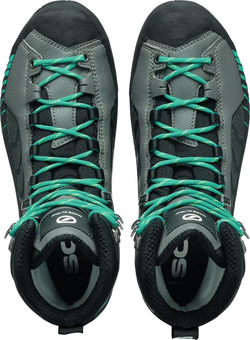 Scarpa Womens Ribelle Lite HD Boots - Iron Gray-Tropical Green-5